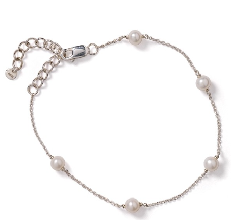 742 DER B384 Southern Gates Sterling Silver Ariel Pearl Stion Bracelet 0