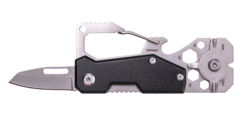 33264 Mad Man Stainless Multi-Tool Carabiner Black 0
