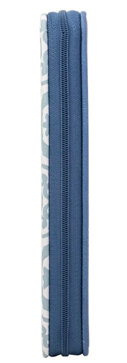 32673 Divinity Boutique Zippered Journal Blue Tile w/Gems 0