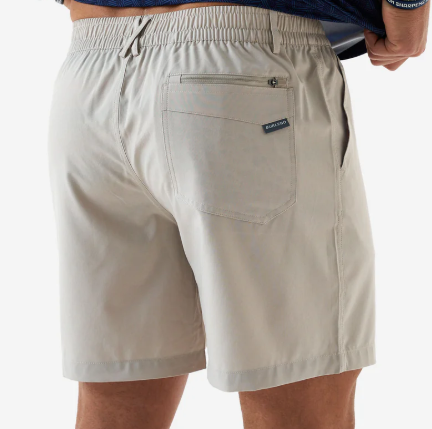 ES-LK-OLDG Burlebo Everyday Shorts Light Khaki Old Glory
