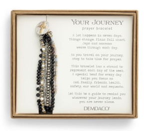 1004670131 Beaded Prayer Bracelet -Black 0