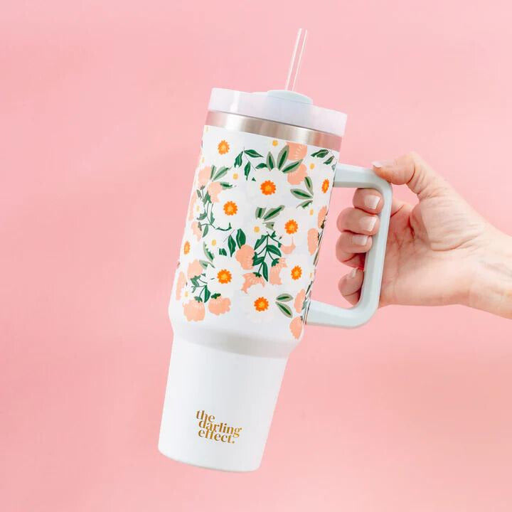 Flower Talk Take Me Everywhere Tumbler - 40oz