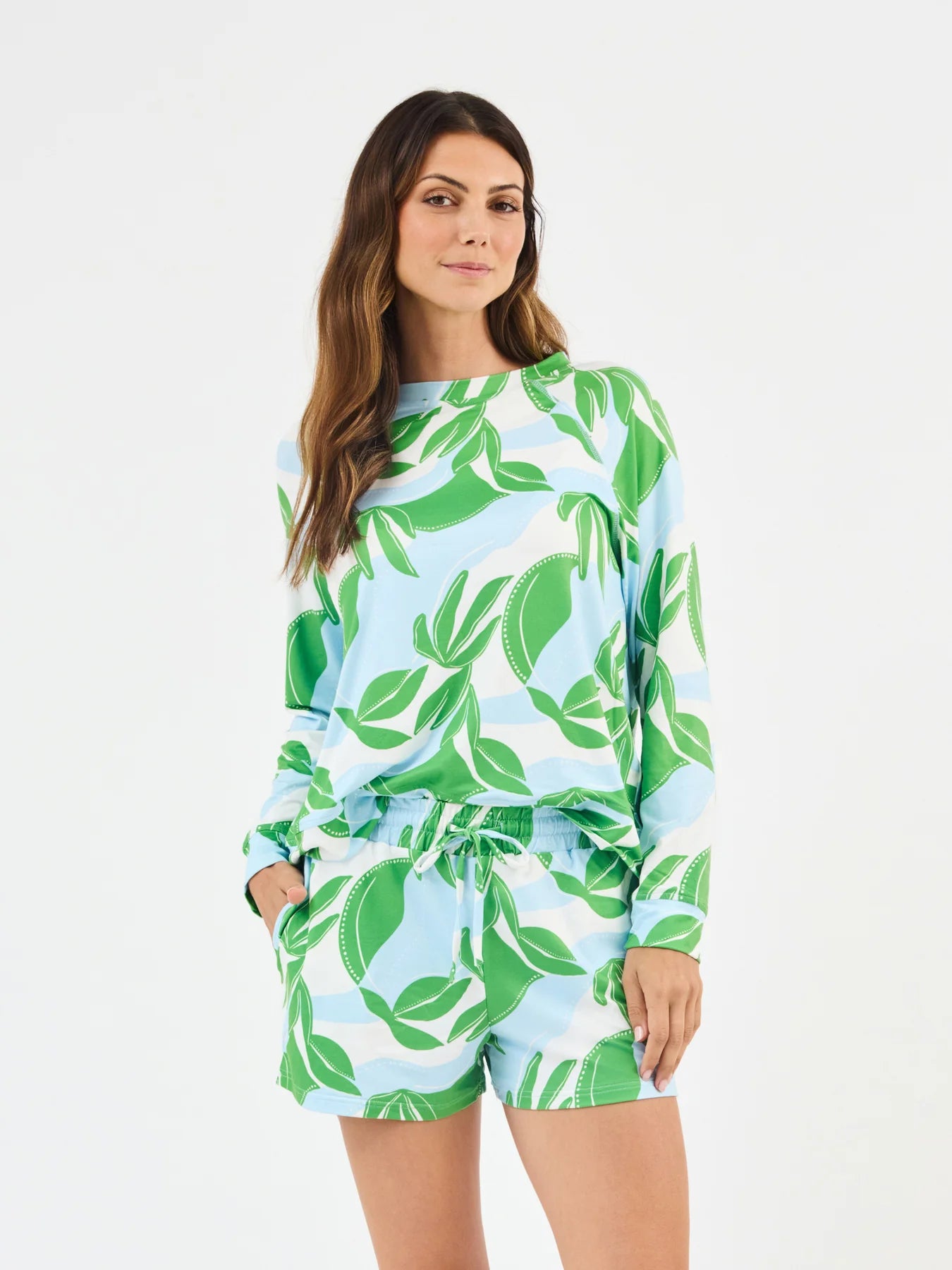 72080 Mary Square PJ Set Annie in the Shade