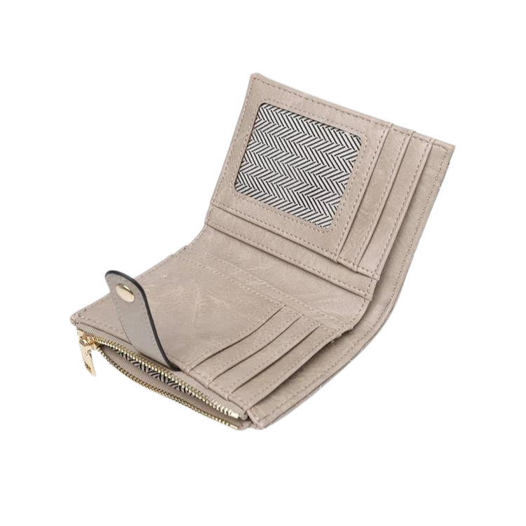 Melody Vegan Quilted Wallet - Melon