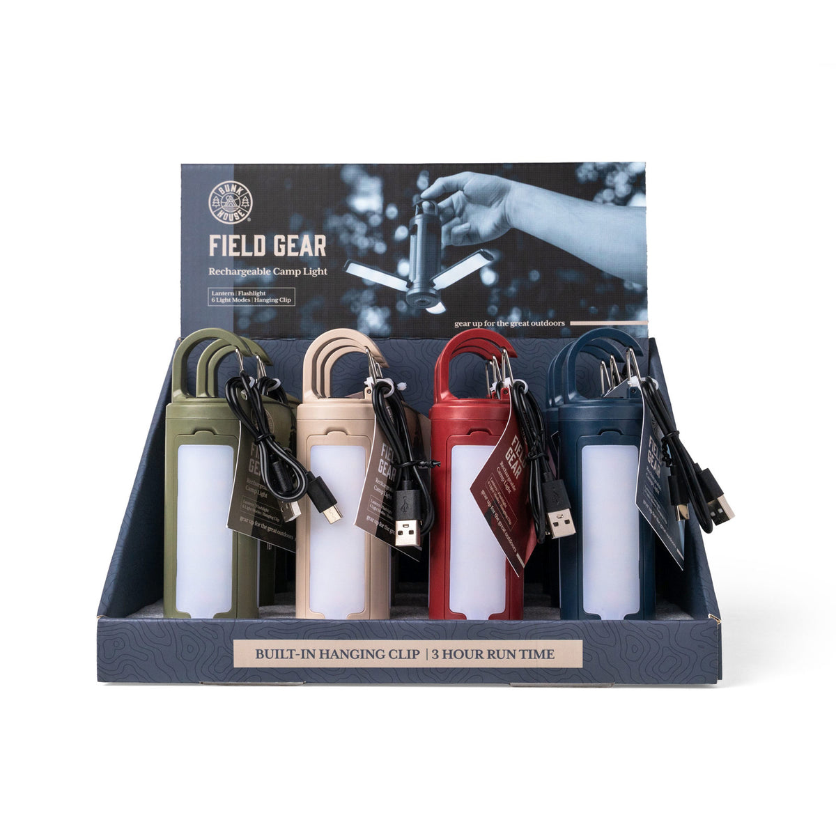 BHFG12 Bunk House® Field Gear Rechargeable Camp Light 0