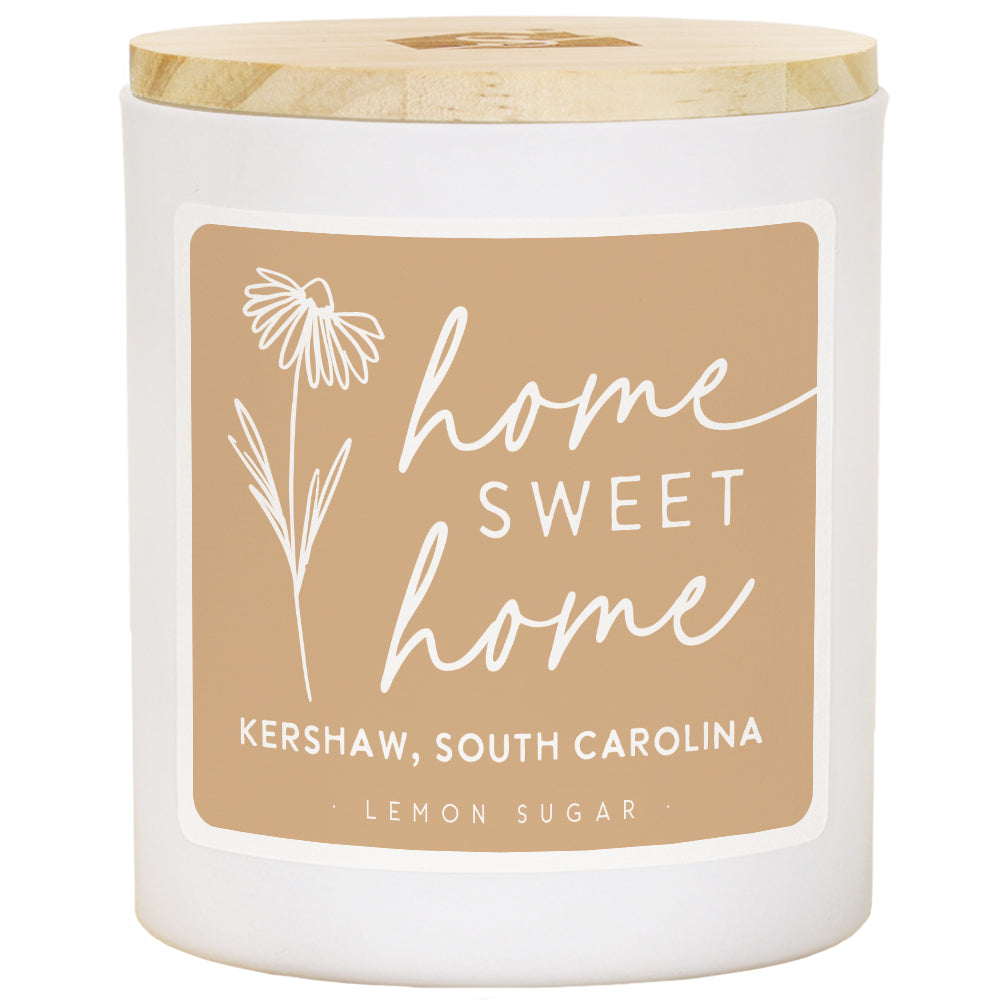 CDL1000 Home Sweet Home Kershaw SC Candle Lemon Sugar