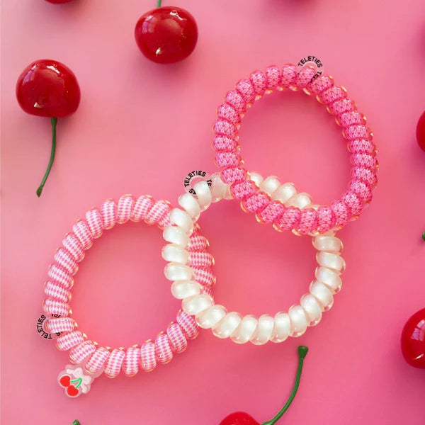 TT-S-560 Teleties Cherry Bomb Small Hair Ties