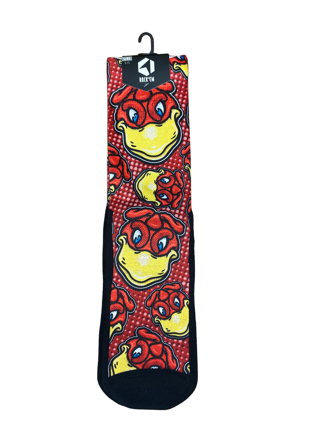 CL-SC-POPART-MASCOT-LXL SC Gamecocks Popart Mascot Crew Socks L/XL 0