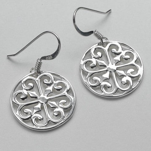 739 DER E342 Southern Gates Sterling Silver Wire Earrings 0