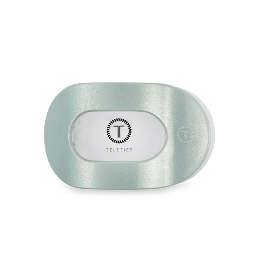 TT-FCM01-240 Teleties Dew Drop Medium Flat Round Hair Clip
