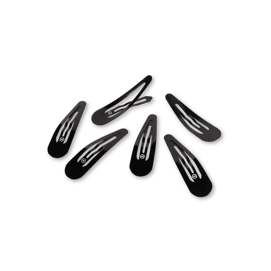 Teleties Snap Clips - Jet Black