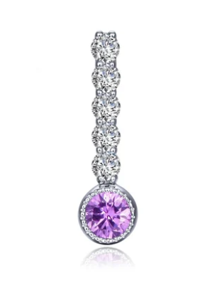 BP003 Lafonn Sterling Silver Birthstone Love Pendant 0