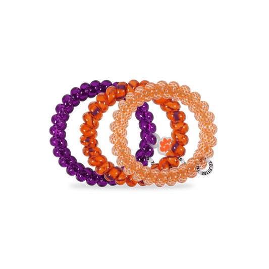TT-L-516 Teleties Go Tigers! Large Hair Ties