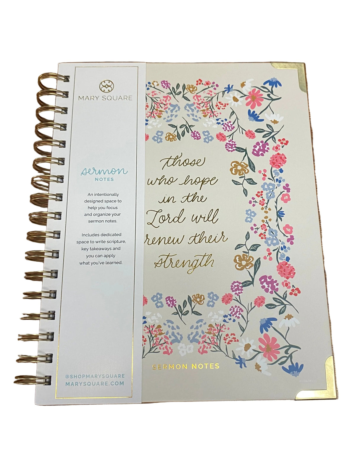 80170 Mary Square Sermon Notes Journal Those Who Hope 0