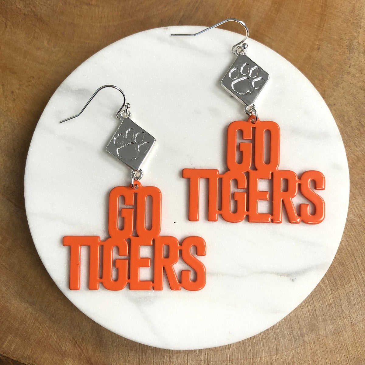 Clemson University Cut-Out Earrings