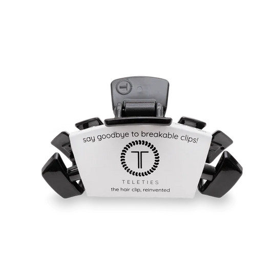 TT-CM01-002 Teleties Classic Jet Black Medium Claw Clip