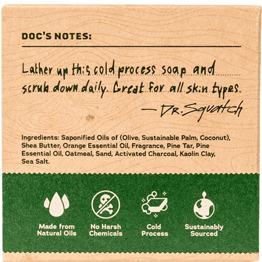 Dr. Squatch 5oz Bar Soap - Pine Tar