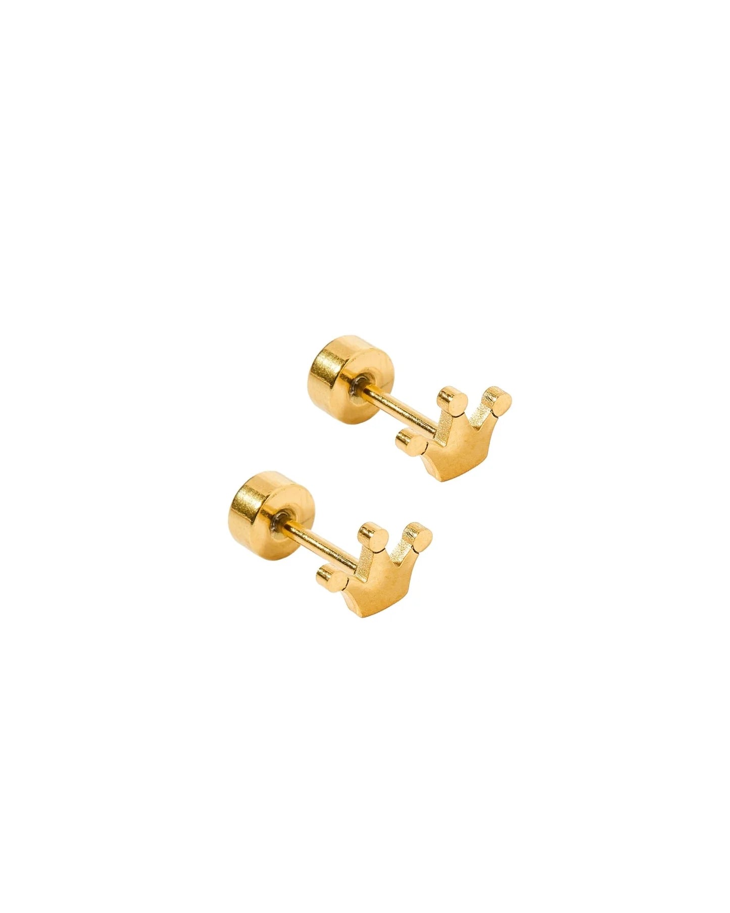 LINNY4160 Linny Co Princess Gold Tone Screwback Earring