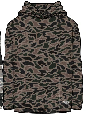 Y-PH-BITAC Youth Burlebo Performance Hoodie Bendita Camo