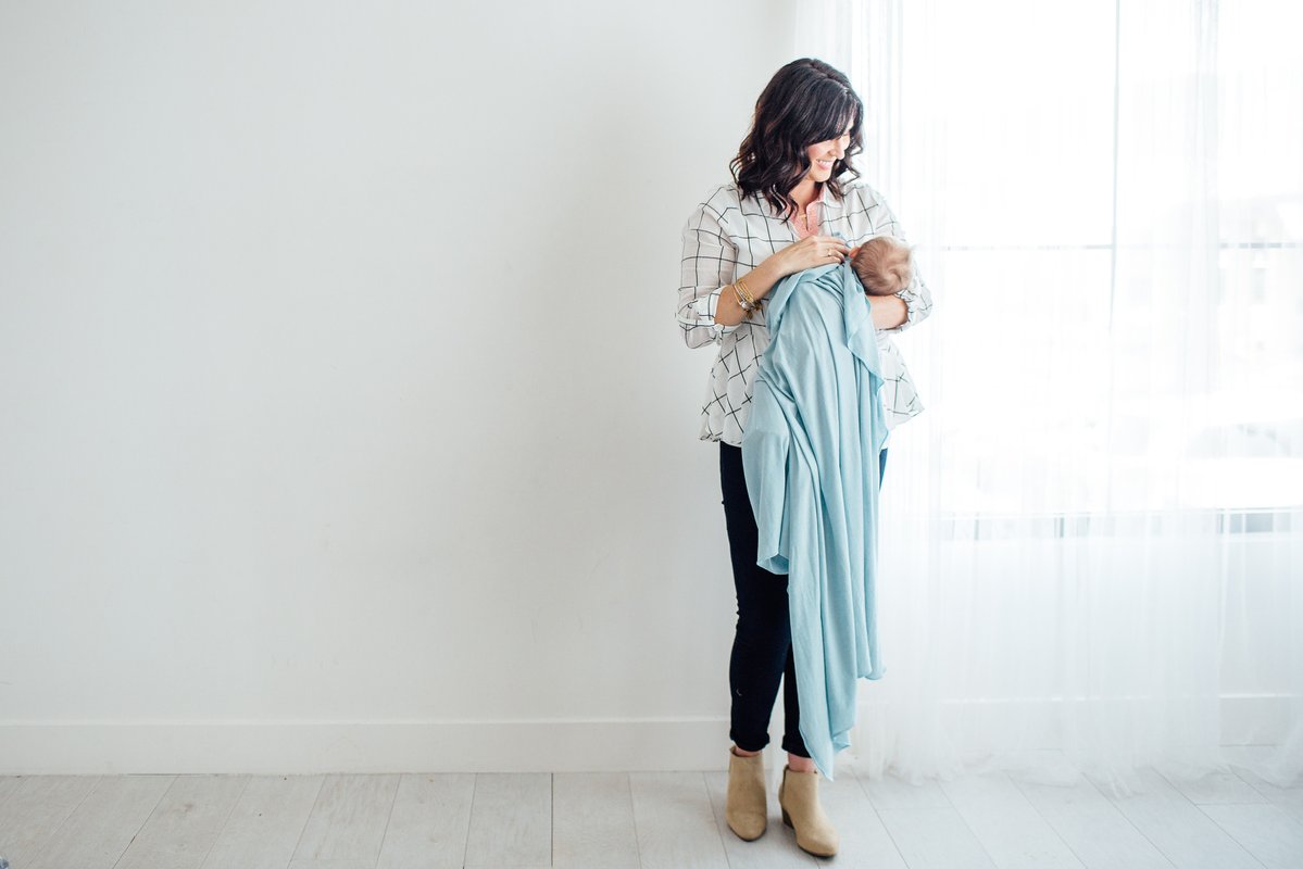 Knit Swaddle Blanket - Sonny