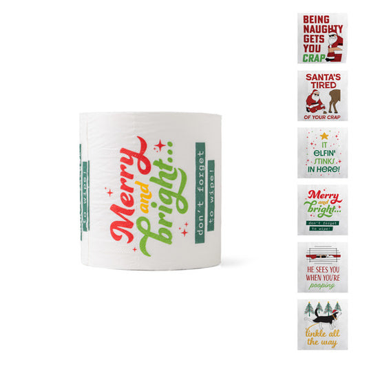 XTP12 North Pole Plumbing Co. Hilarious Holiday Toilet Paper 0