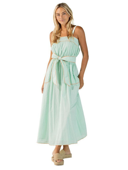 0126-DRS-RICRAC-MINT Simply Southern Women's Ric Rac Mint Dress