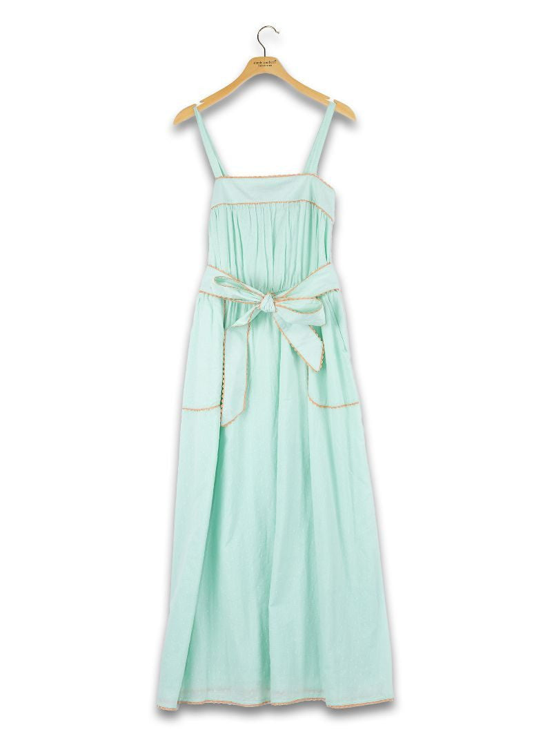 0126-DRS-RICRAC-MINT Simply Southern Women's Ric Rac Mint Dress