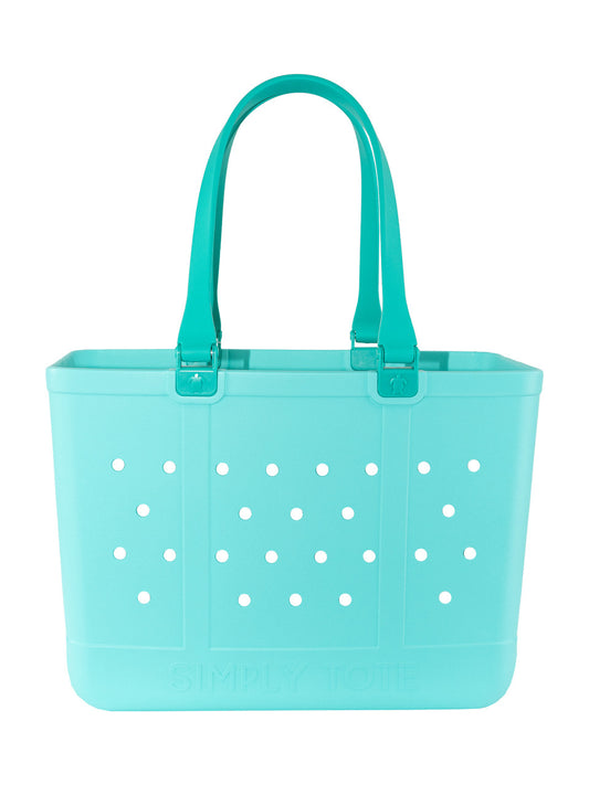 0126-SIMPLYTOTE-LAGOON Simply Southern Tote Lagoon