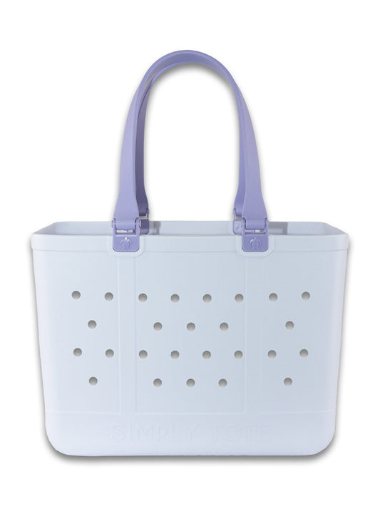 0126-SIMPLYTOTE-LAVENDER Simply Southern Tote Lavender