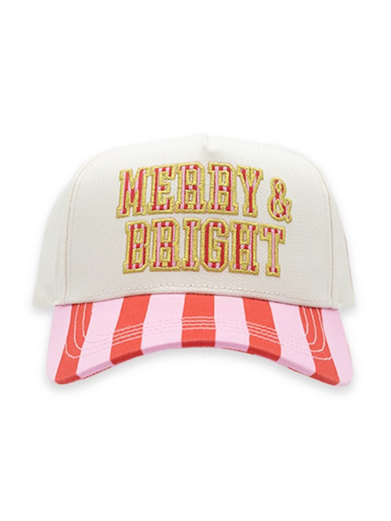 0226-HAT-HOL-MRYBRT Simply Southern Merry & Bright Holiday Hat 0