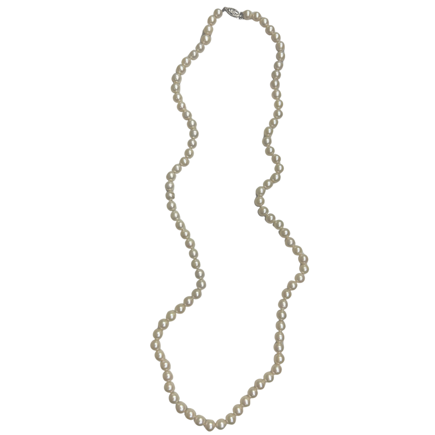 14K Freshwater Pearl Necklace - 24"