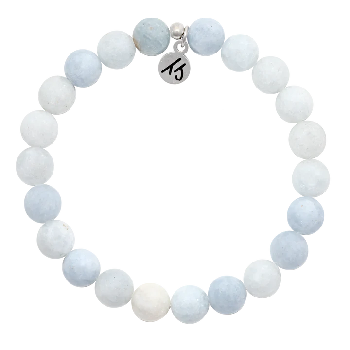 Destiny Beaded Bracelet With Celestine Gemstones