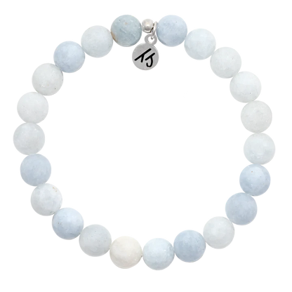 Destiny Beaded Bracelet With Celestine Gemstones