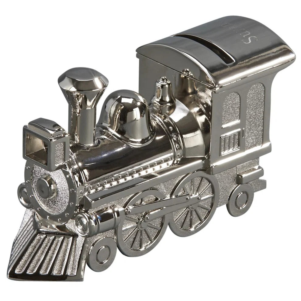 022668 Nickle Plated Train Bank 0