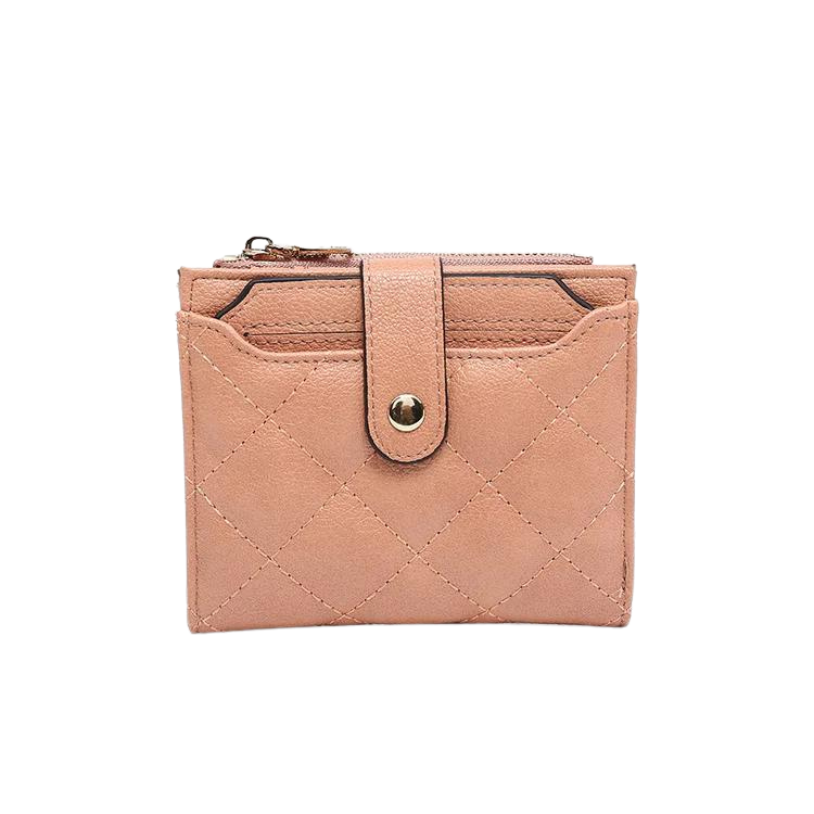 Melody Vegan Quilted Wallet - Melon