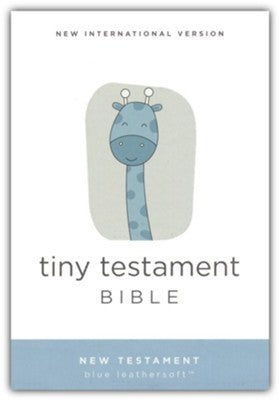 9780310458760 NIV Tiny Testament Bible, New Testament Soft Leather Blue 0