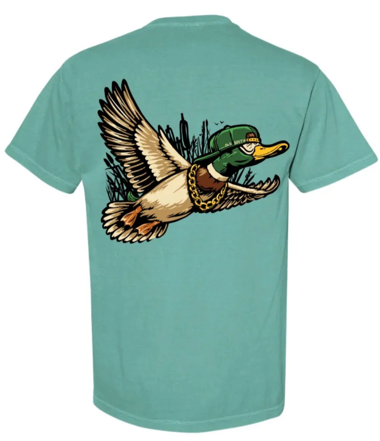 FW26-6030-PON-SEA Old South Straight Outta the Pond T-Shirt Seafoam 0