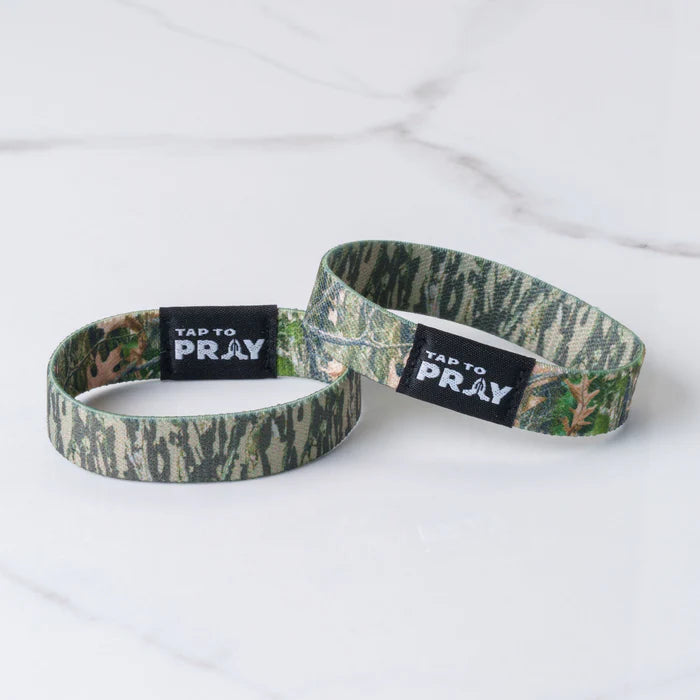 Versibles Tap To Pray Wristband - Tree Bark Camo
