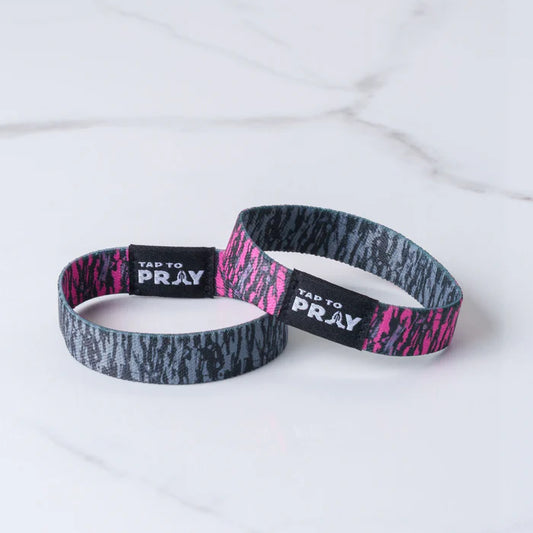 Versibles Tap To Pray Wristband - Tree Bark Camo