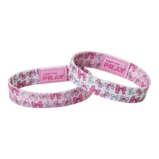 (100-676 TTP) Versible Tap To Pray Wristband - Boutique Bows