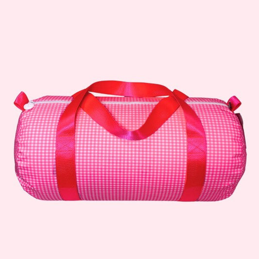102G 0808 Mint Neon Pink Flamingo Medium Duffel