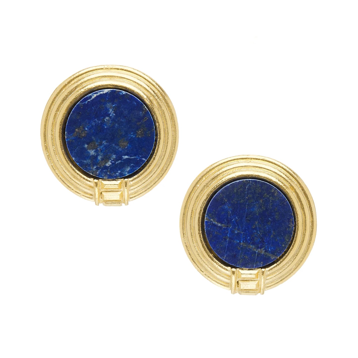 118BL Susan Shaw Gold Plated Roma Studs