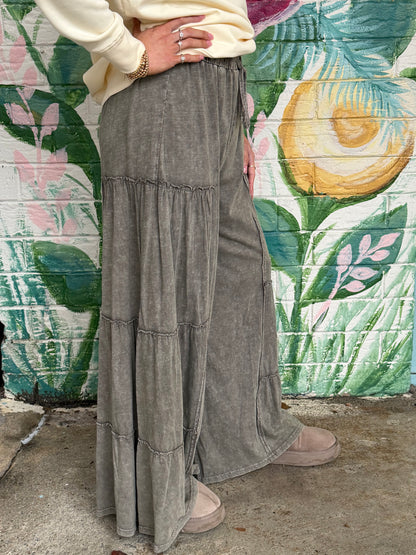 EB56000 Easel ASH MOCHA COTTON SLUB PANT
