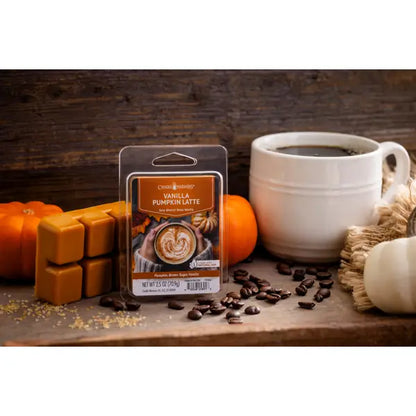 7733S Candle Warmers 2.5oz Vanilla Pumpkin Latte Wax Melts 0