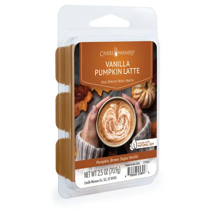 7733S Candle Warmers 2.5oz Vanilla Pumpkin Latte Wax Melts 0