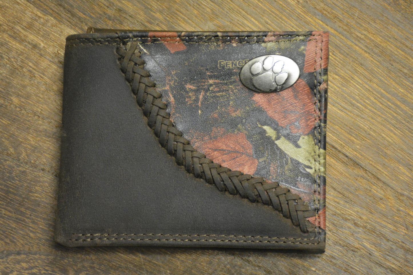 Camo Passcase Clemson Wallet