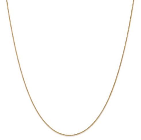 14K Yellow Gold Wheat Chain - 22"