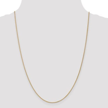 14K Yellow Gold Wheat Chain - 22"