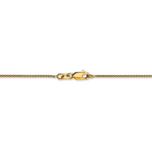 14K Yellow Gold Wheat Chain - 22"