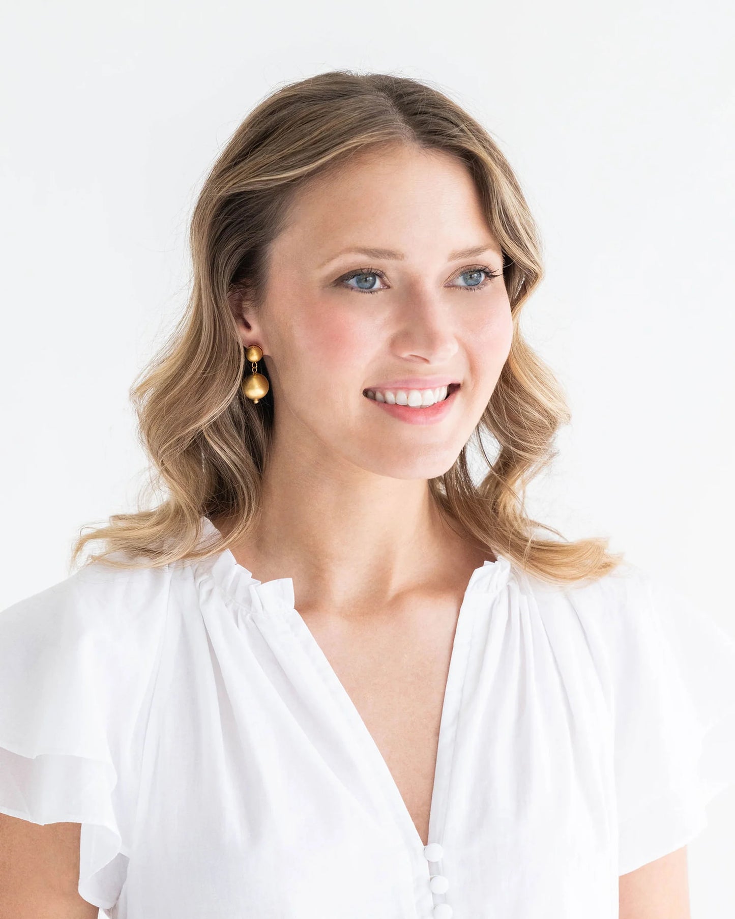 1314G Susan Shaw Margaret Drop Earrings